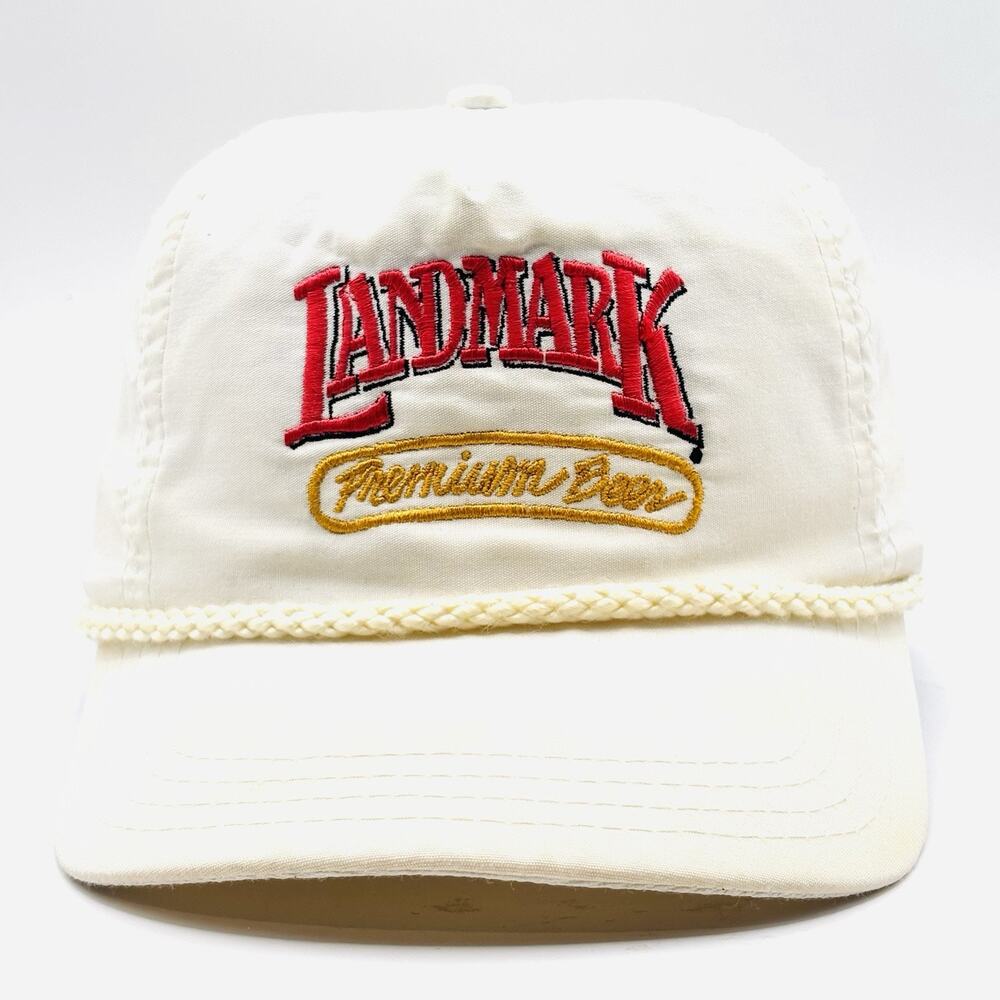 LANDMARK PREMIUM BEER Baseball Cap Trucker Hat Retro Rare Unique Lid P
